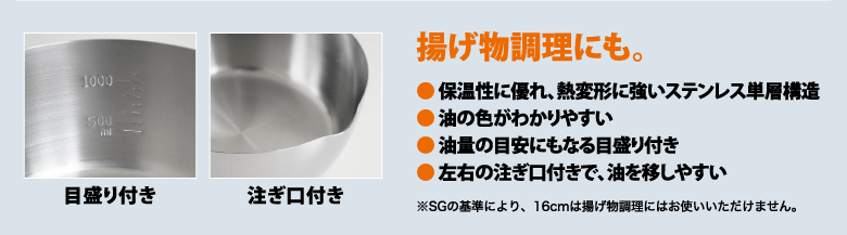 目盛り付き、注ぎ口付き