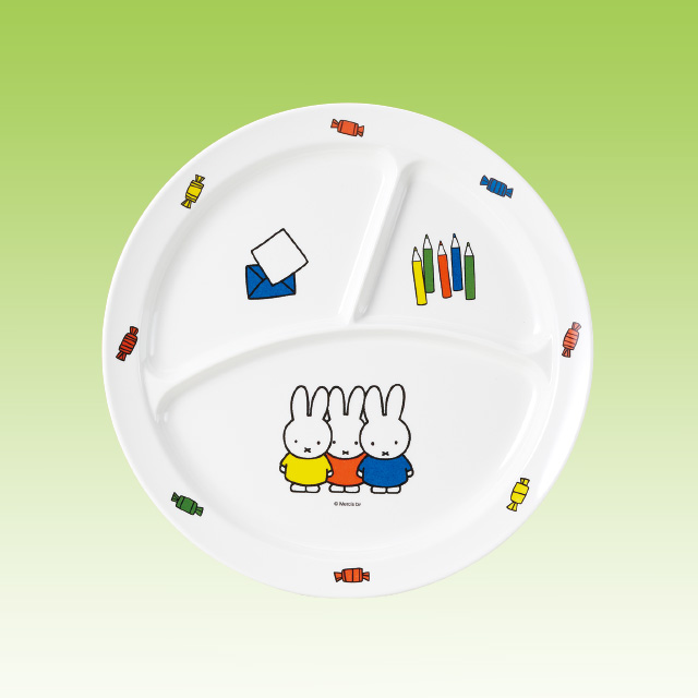 miffy＆friends 丸ランチ皿