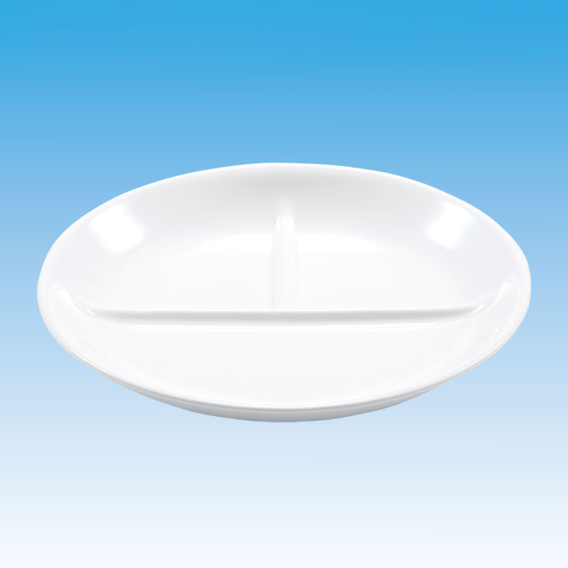 ダイアセラム（高強度磁器）ホワイト食器 仕切皿-21