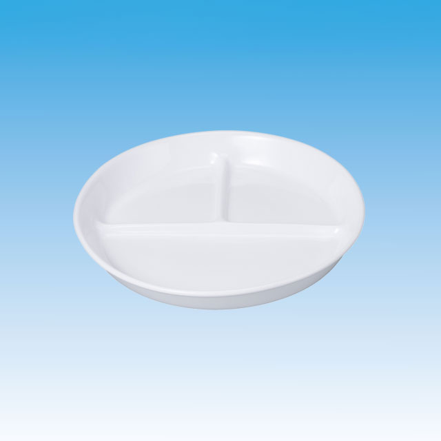 ダイアセラム（高強度磁器）ホワイト食器 3穴小仕切皿-31