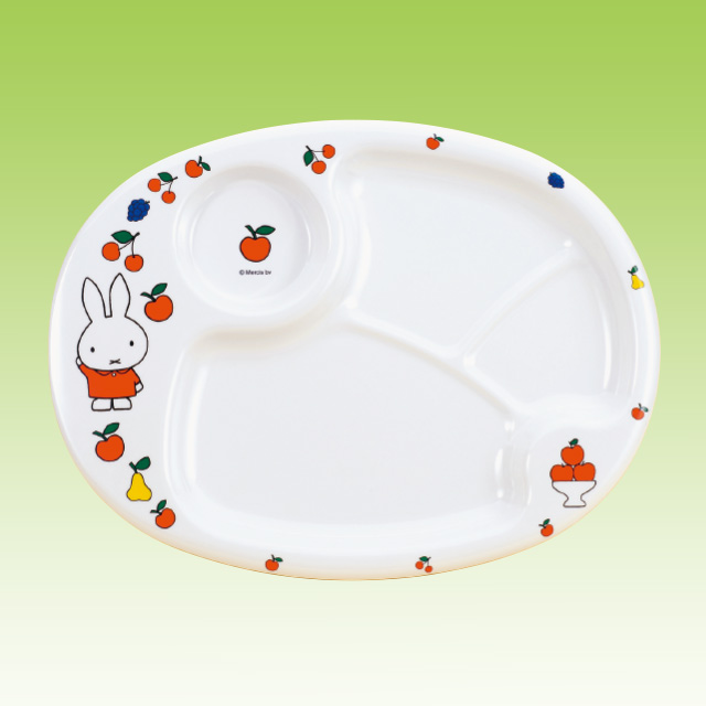 miffy＆fruits ランチ皿