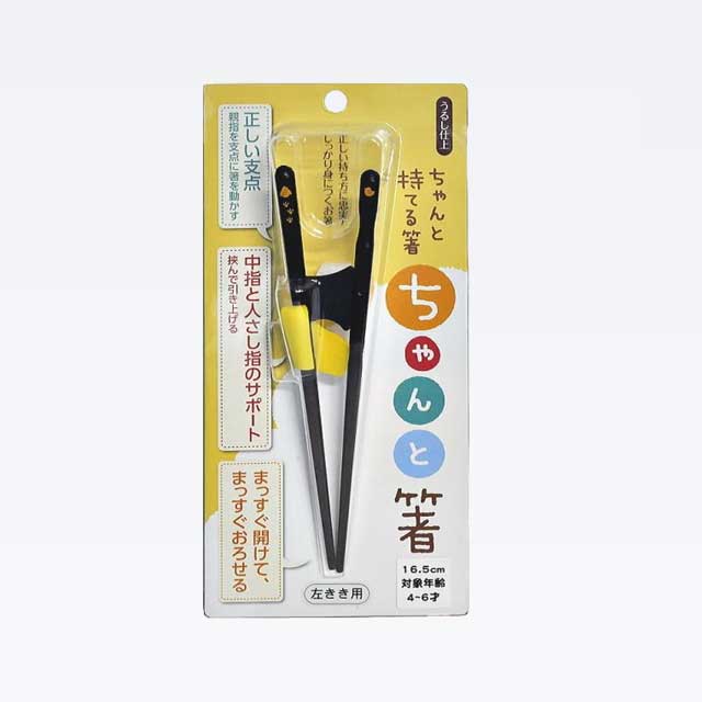ちゃんと箸 子供用 6本セット　左利き用