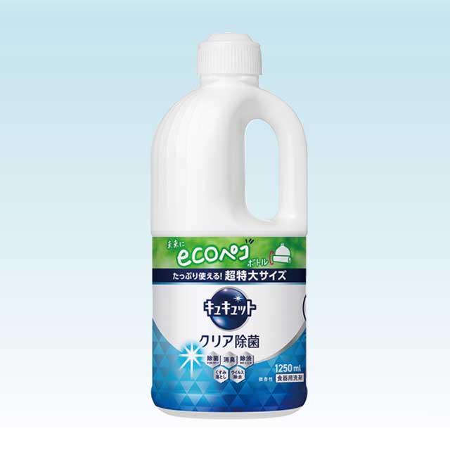 キュキュット クリア除菌 つめかえ用 1250ml×6本