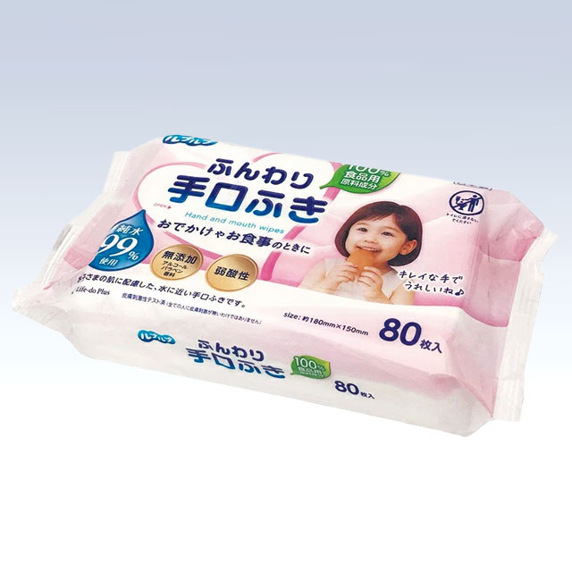 ルプルプふんわり手口ふき  80枚入×36袋