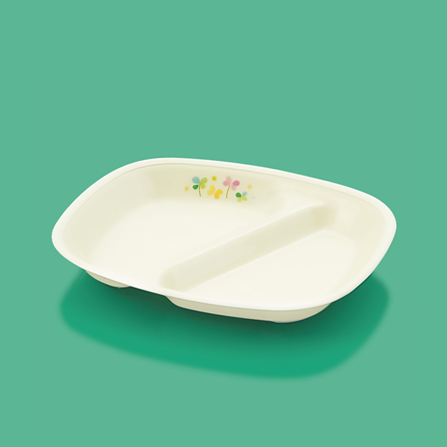 クローバー 角仕切皿 PNS-21E CLO