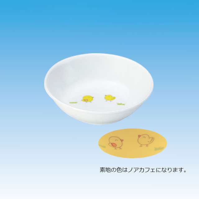 ひよことぞうさん 皿 98A-E　素地ノアカフェ
