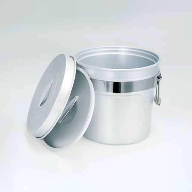 段付二重食缶シルバーアルマイト