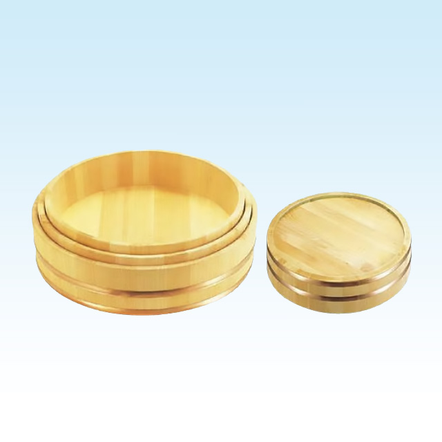 木製銅箍 飯台（サワラ材）