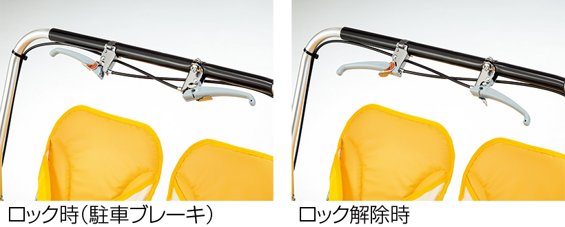 ハンドブレーキ付き